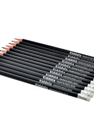 Kiddola Triangular Pencil - Black - HB - 12pcs
