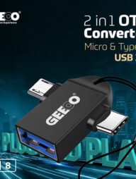 GEEOO GB8 (Micro &amp; Type-C) 3.0 USB OTG Converter