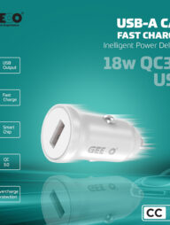 GEEOO CC12 USB-A Car Fast Charger