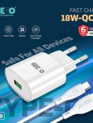 GEEOO C18 (TC) FAST CHARGER SET With 3A FAST CHARGING