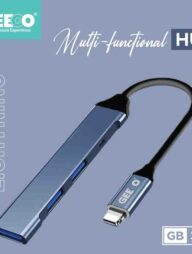 GEEOO GB301 4 Ports USB Hub (Lightning) Multi Interface Adapter