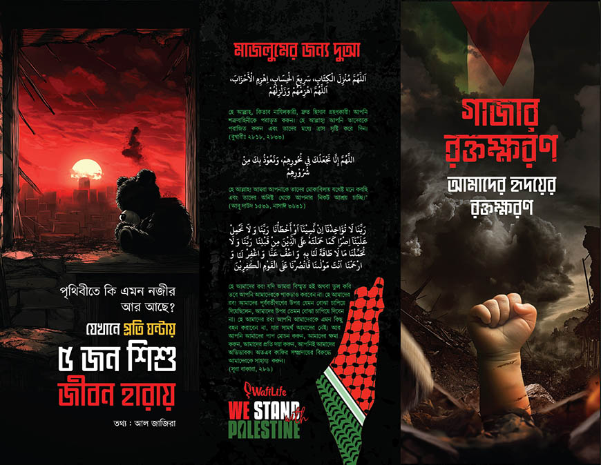 support palestine liflet_cover