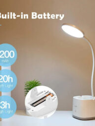 ফোন এবং পেনহোল্ডার সহ yage রিচার্জেবল led ডেস্ক ল্যাম্প YG-T109. - charger light