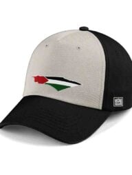 Palestine Flag in Map Icon – 5Panel Cap