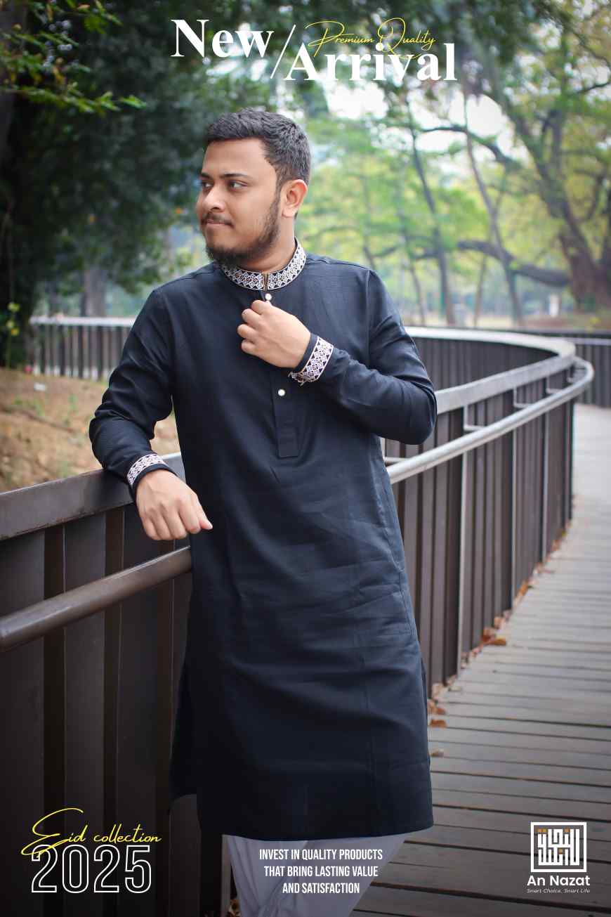 Classic Black Panjabi 1