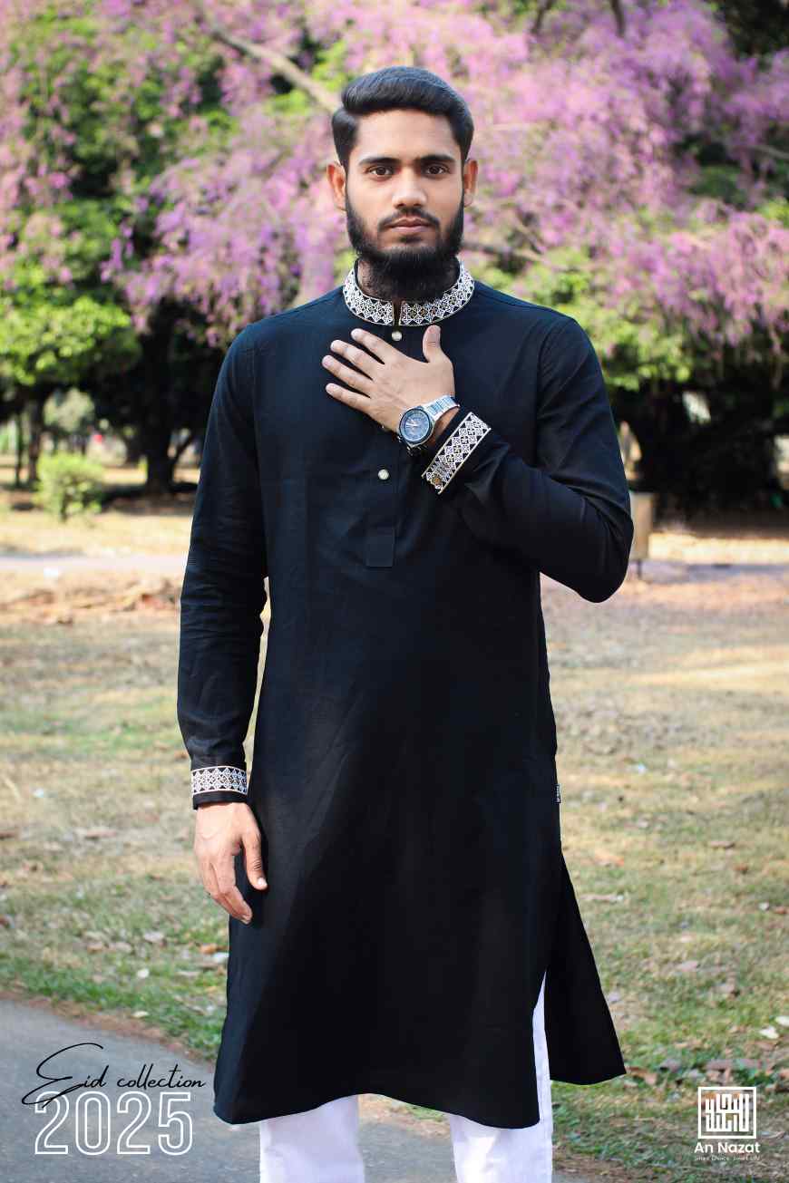 Classic Black Panjabi 3