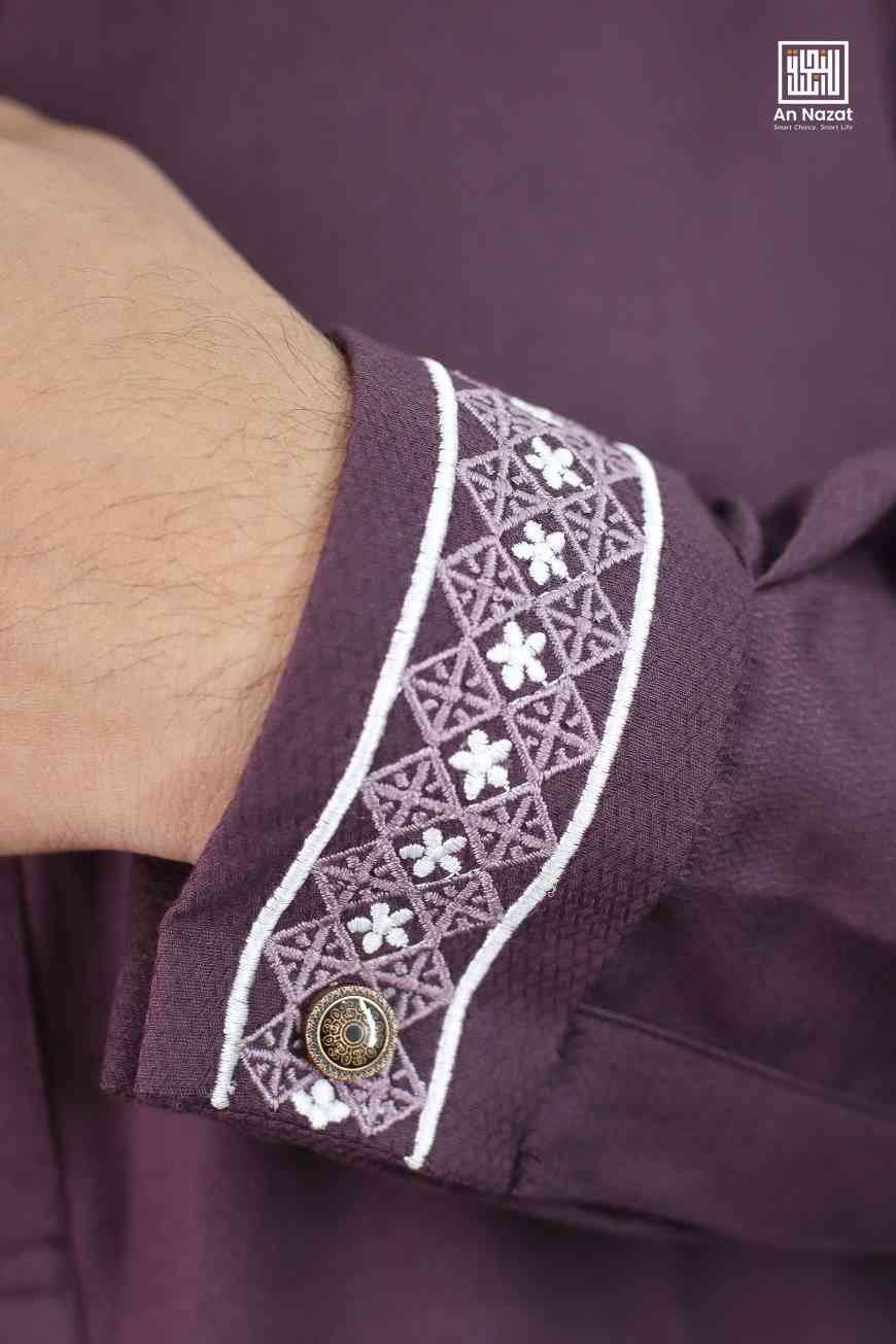Classic Dark Raspberry Panjabi 6