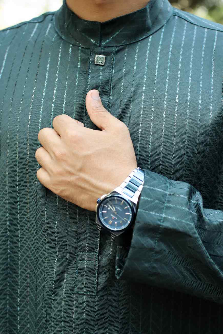 Gorgeous Bottle Green Panjabi 2