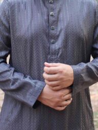 Gorgeous Grey Panjabi