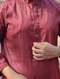 Gorgeous Maroon Panjabi