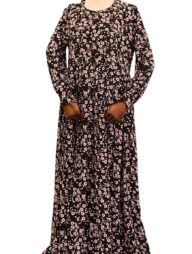 Printed Abaya