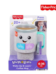 Fisher Price HRP35 Laugh &amp; Learn Wake Up &amp; Learn Coffee Mug, Ages 6m-36m