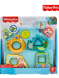 Fisher Price HRP31 Vehicle Puzzle Sorting Toy with Shapes &amp; Sounds, Ages 9m+
