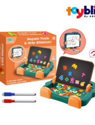 Toybliss Magnetic Puzzle &amp; Whiteboard (8786-3), Ages 3+