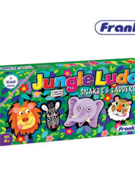 Frank 24102 Jungle Ludo Snakes &amp; Ladders Board Game for Kids, Ages 4+ (Damaged Box)