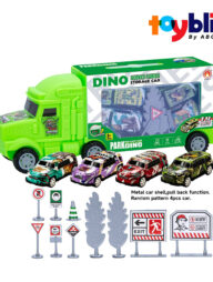 Toybliss Dino Storage Truck Playset (ABL887-7), Ages 3+