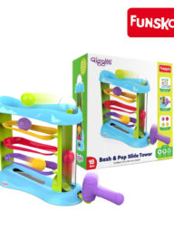 Funskool Bash &amp; Pop Slide Tower, Ages 18m+