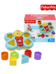 Fisher Price CDC22 Butterfly Shape Sorter, Ages 6m+