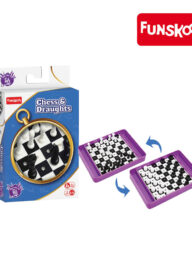 Funskool Travel Chess And Draught Board Game, Ages 7+