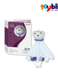 Toybliss Baby Soothe Towel &amp; Silicone Teether (FM555-14H), Ages 0+