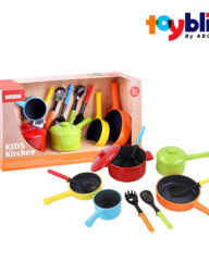 Toybliss Kids Kitchen 12pcs Set (DX-88001), Ages 3+