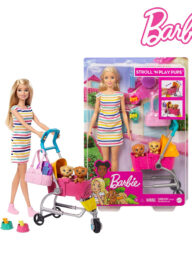 Barbie GHV92 Stroll n Play Pups Doll Playset