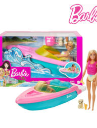 Barbie GRG30 Boat Doll Playset With Puppy And Accessories
