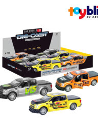 Toybliss Die-Cast 1:22 Pull Back Truck with Lights &amp; Sounds (HCL-803A), Ages 3+