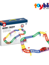 Toybliss Magnetic Tracks With Car (HD387A), Ages 3+