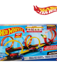 Hot Wheels HDR83 Multi-Loop Raceoff (Damaged Box), Ages 5+
