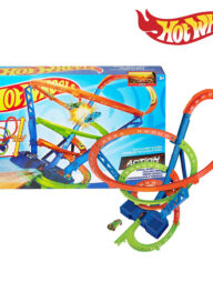 Hot Wheels HGV67 Track Set And 1:64 Scale Toy Car, Ages 5+