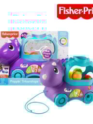 Fisher Price HJN99 Poppin’ Triceratops Dinosaur, Ages 12m-36m