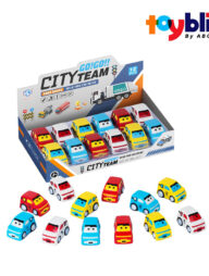 Toybliss City Team Mini Cars 12pcs Set (876E-113), Ages 3+