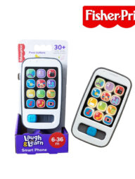 Fisher Price HVY73 Laugh &amp; Learn Musical Smart Phone, Gray, Ages 6m-36m