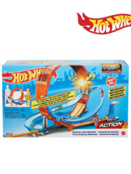 Hot Wheels GTV14 Massive Loop Mayhem Track Set, Ages 5+