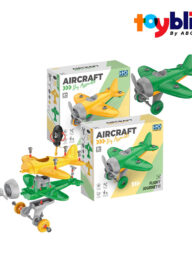 Toybliss Huimeida Aircraft DIY Assemble Toy (HMD199-67), Ages 3+