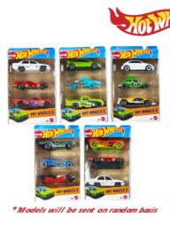 Hot Wheels K5904 1:64 Scale 3-Pack Toy Cars &amp; Trucks, Ages 3+