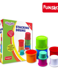 Funskool Giggles Stacking Drums, Ages 12m+