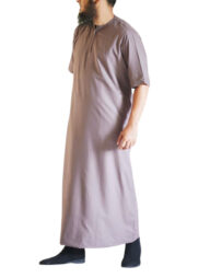 HALF SLEEVE (GRACE FABRICS) (PULM BROWN)