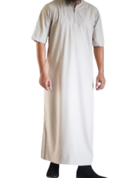 HALF SLEEVE (GRACE FABRICS) (OFF WHITE)