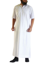 HALF SLEEVE (GRACE FABRICS) (WHITE)