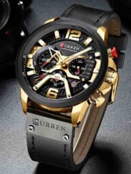 CURREN 8329 Luxury Sports Men's Watch - gold