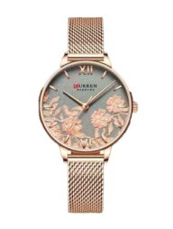 Curren 9065 Quartz Watch Luxury Brand Stainless Steel for Women-Rose Gold