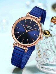 Curren 9081 Analog Stainless Steel Watch For Women - Blue