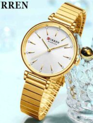 Curren 9081 Analog Stainless Steel Watch For Women - Gold