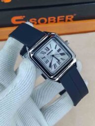 SOBER JB 003 Silicon Strap Men's Watch - White