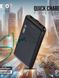 GEEOO P7 Slim Quick Charge Power Bank 10000mAh | Dual USB Output | Type-C &amp; Micro Input