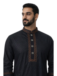 শেভরন জিকজ্যাক পাঞ্জাবী