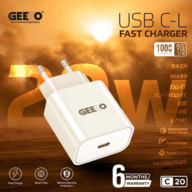 GEEOO C20 Type-C to Lightning Fast Charger with 1 Meter Cable