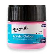 Mont Marte Acrylic Colour Paint 100ml – Pink